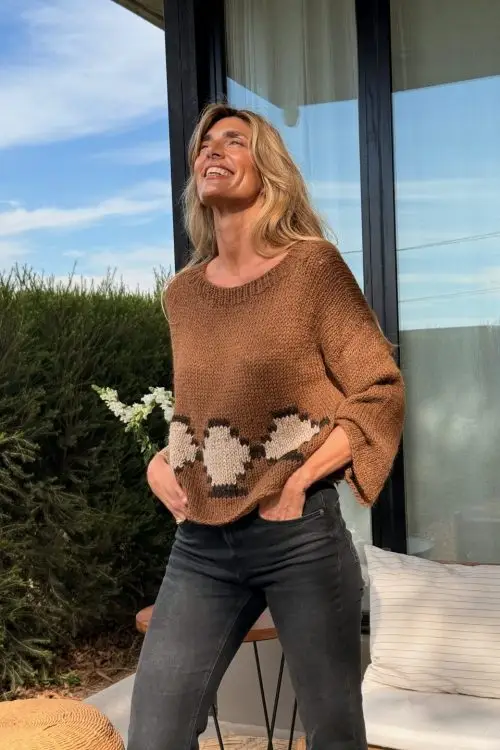 Sweater de Autor en Fibra de Llama — Espacio Macedo
